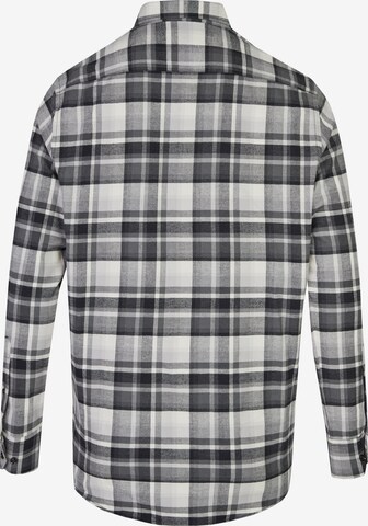 HECHTER PARIS Regular fit Button Up Shirt in Grey