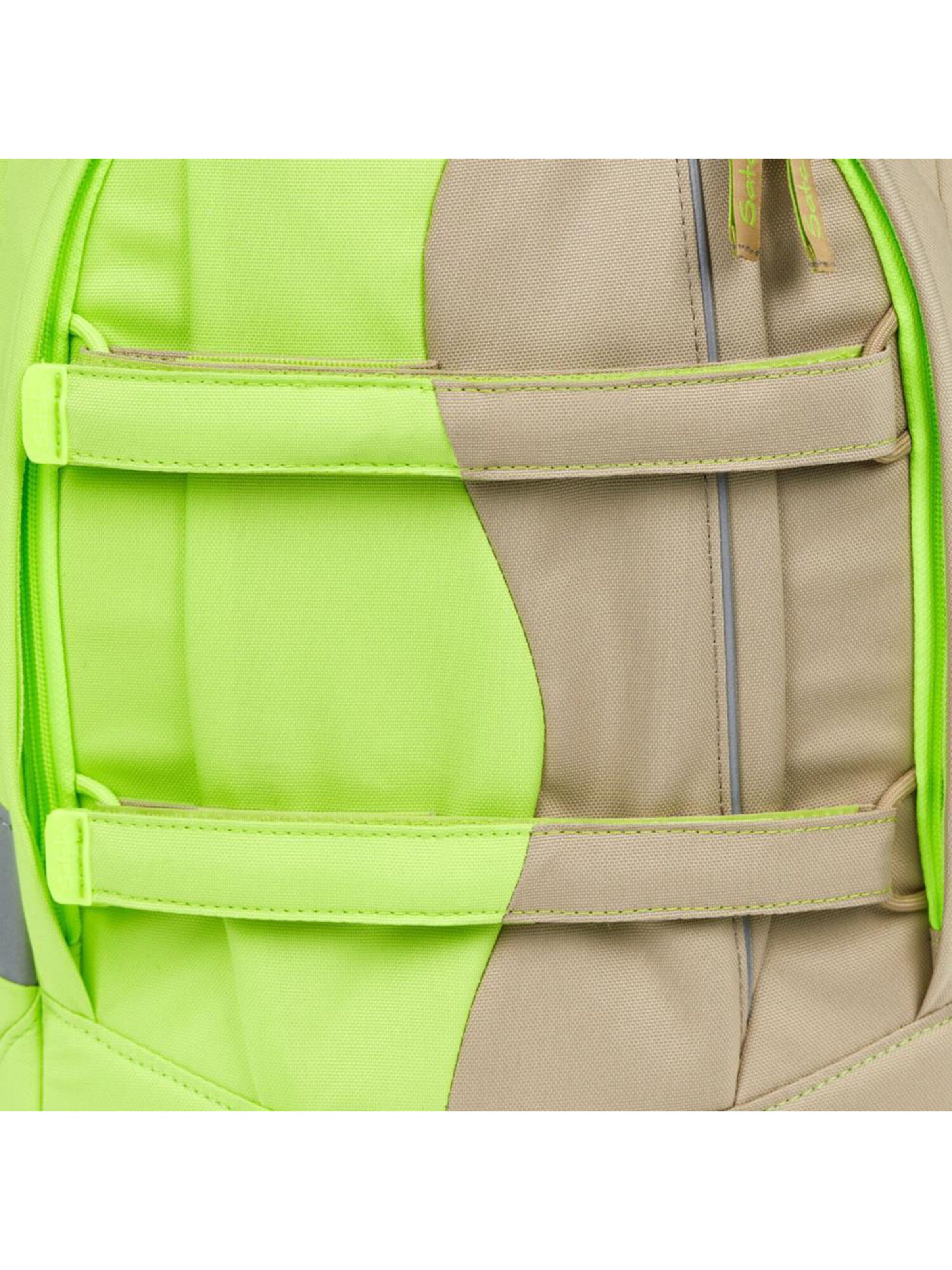Satch Backpack 'Double Trouble Think Twice' in Green