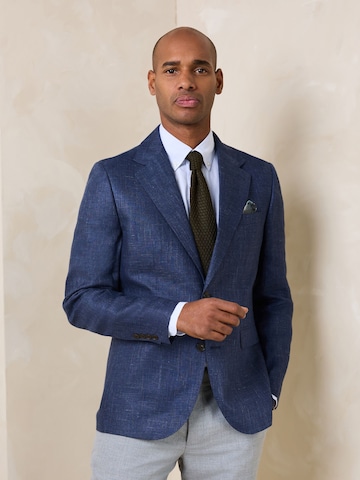 Slim fit Sacou Business 'N. Premium' de la Next pe albastru: față