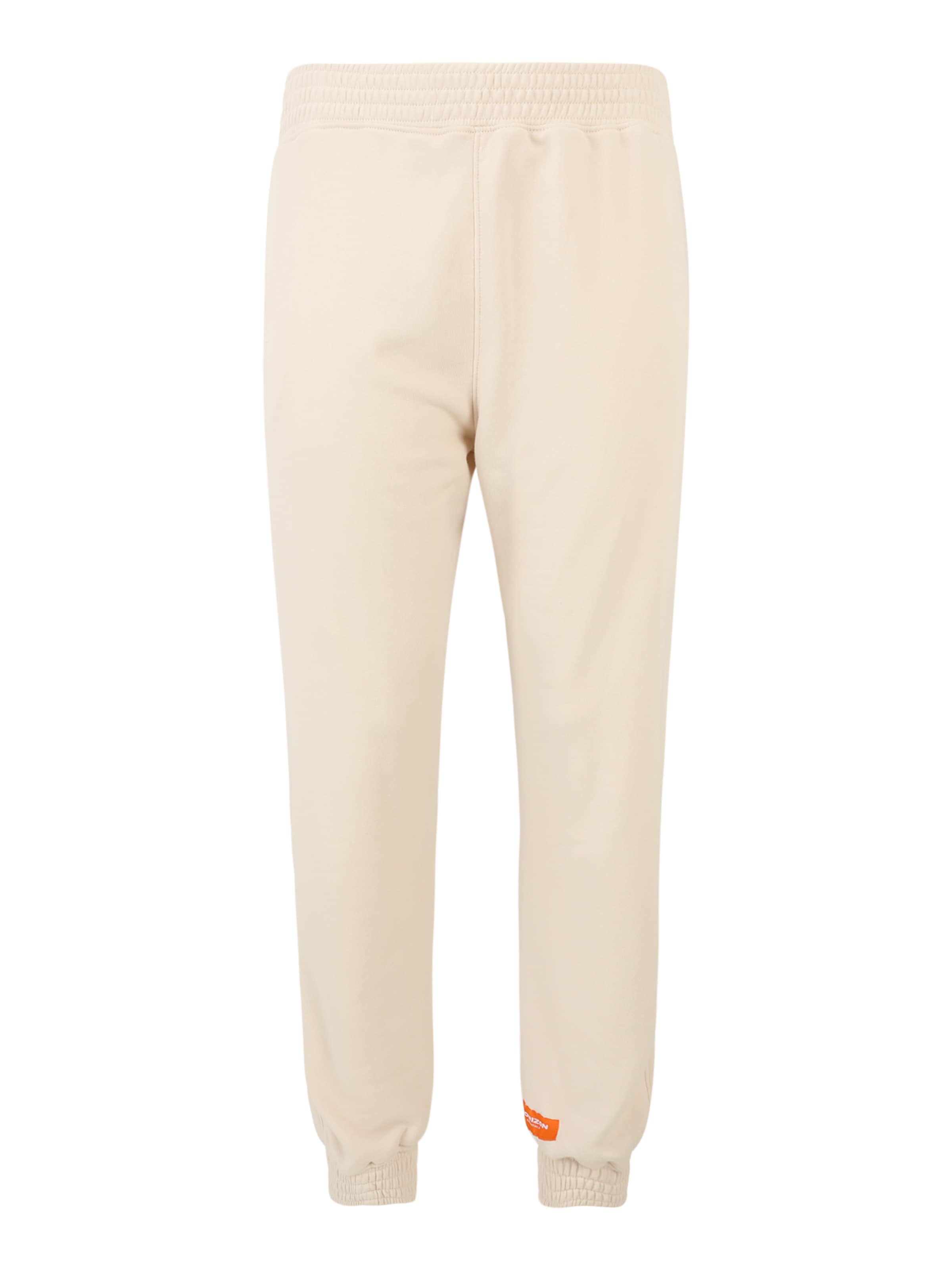 Public Desire Curve Zwężany krój Spodnie w kolorze beżowy: przód