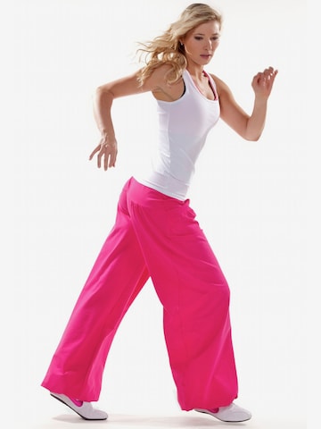 Winshape Loose fit Sports trousers 'WTE3' in Pink