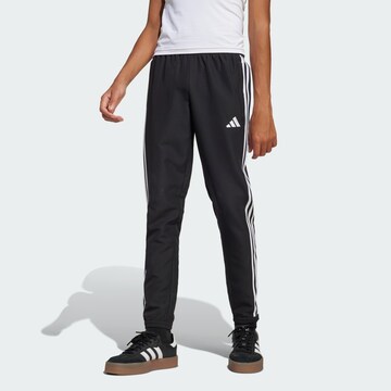 ADIDAS PERFORMANCE Tapered Sports trousers 'Tiro 25 Essentials' in Black: front