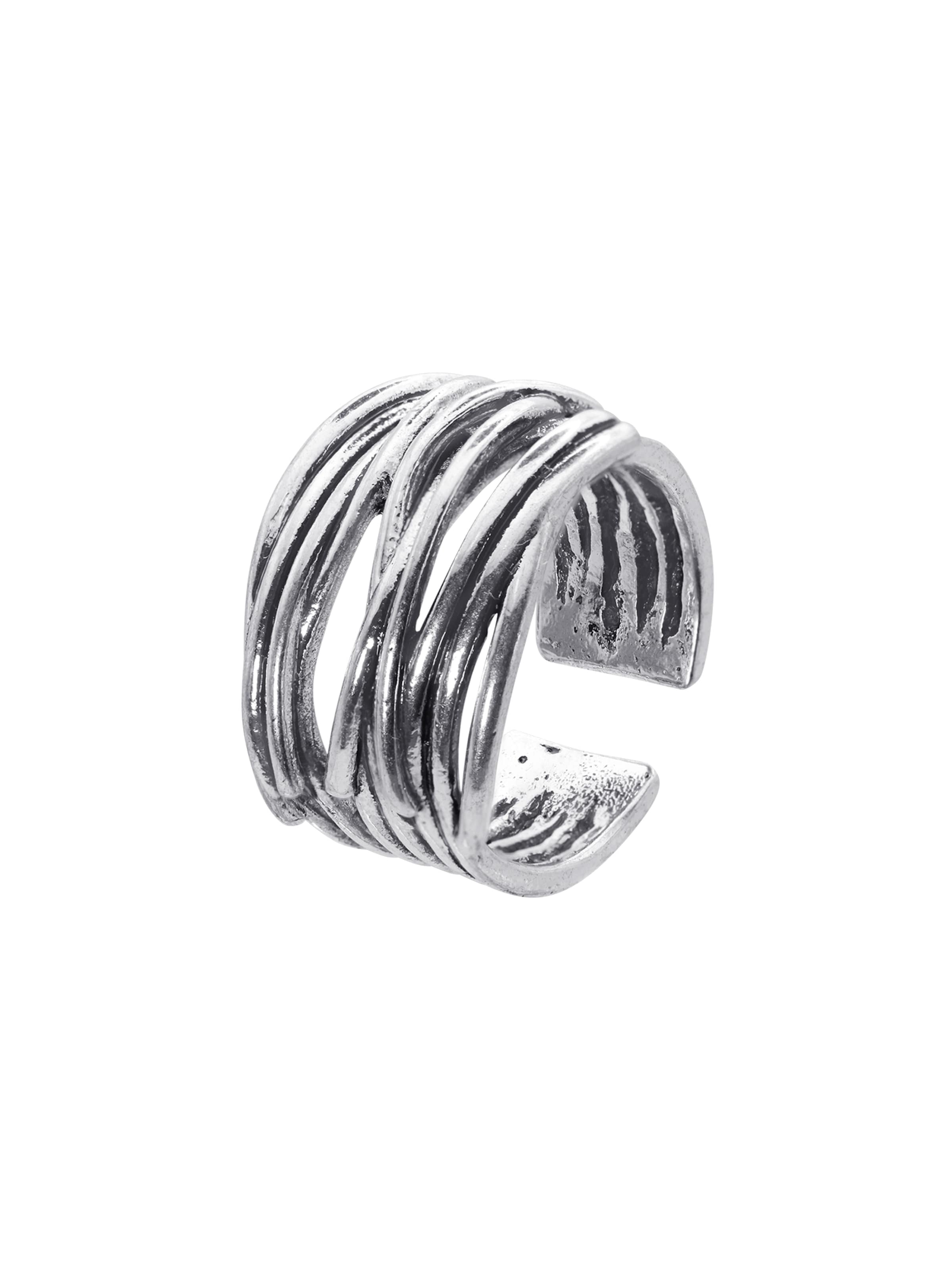 Heideman Ring in Silber: Vorderseite