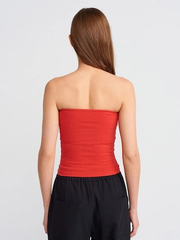 Dilvin Top in Rood