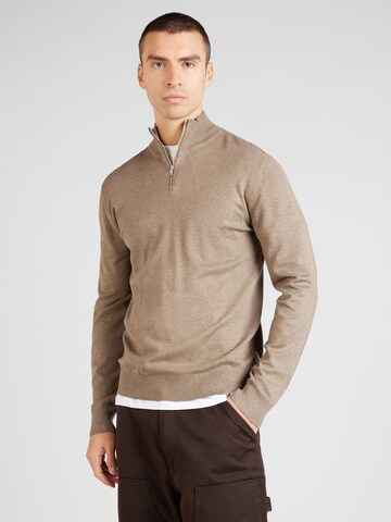 Pull-over Lindbergh en beige : devant