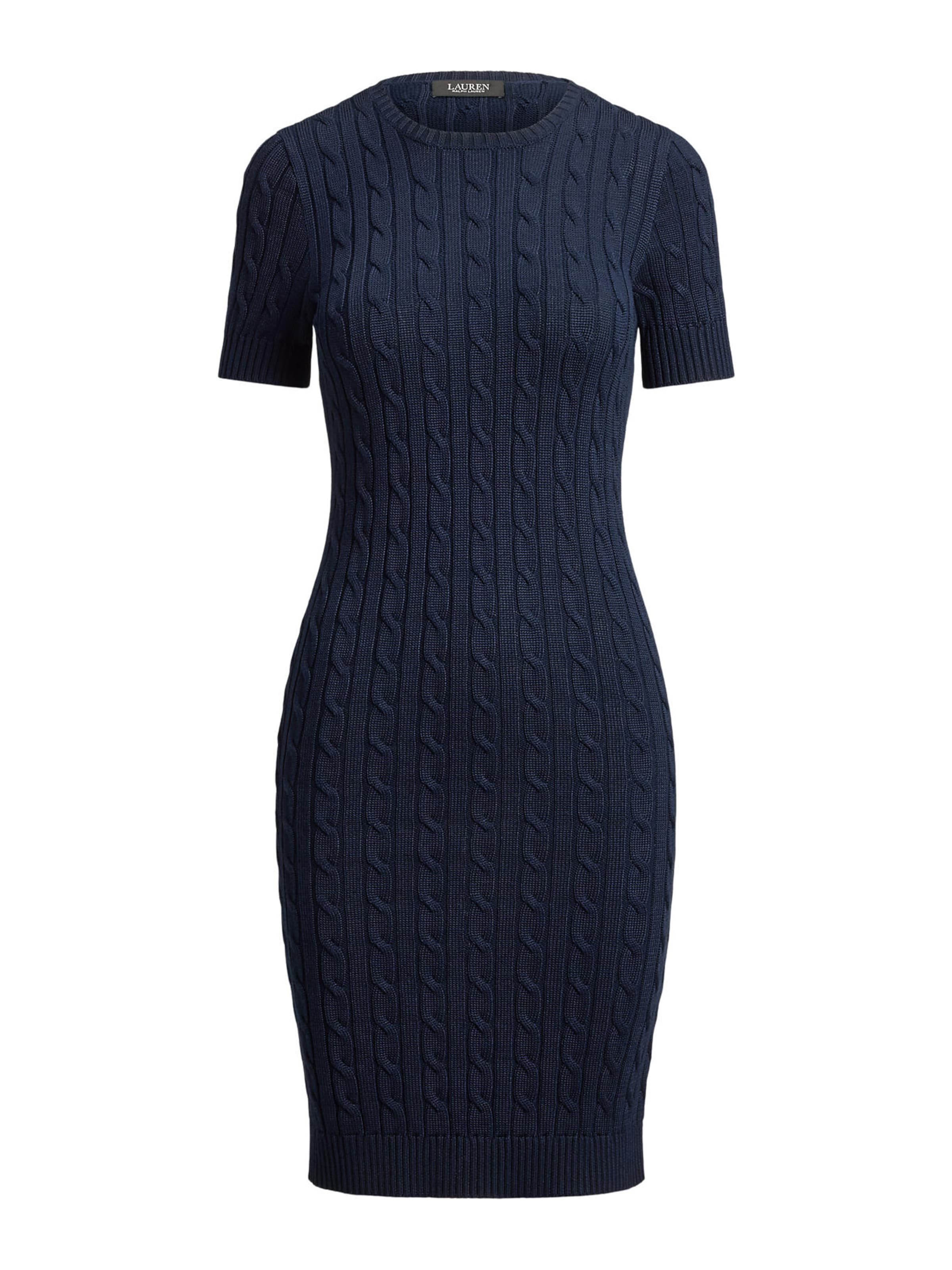 Robes en maille Lauren Ralph Lauren en bleu : devant