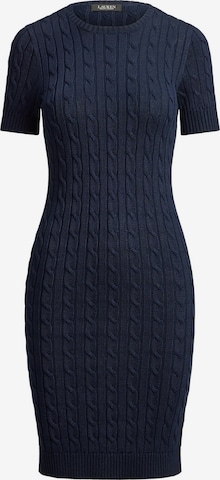Robes en maille Lauren Ralph Lauren en bleu : devant