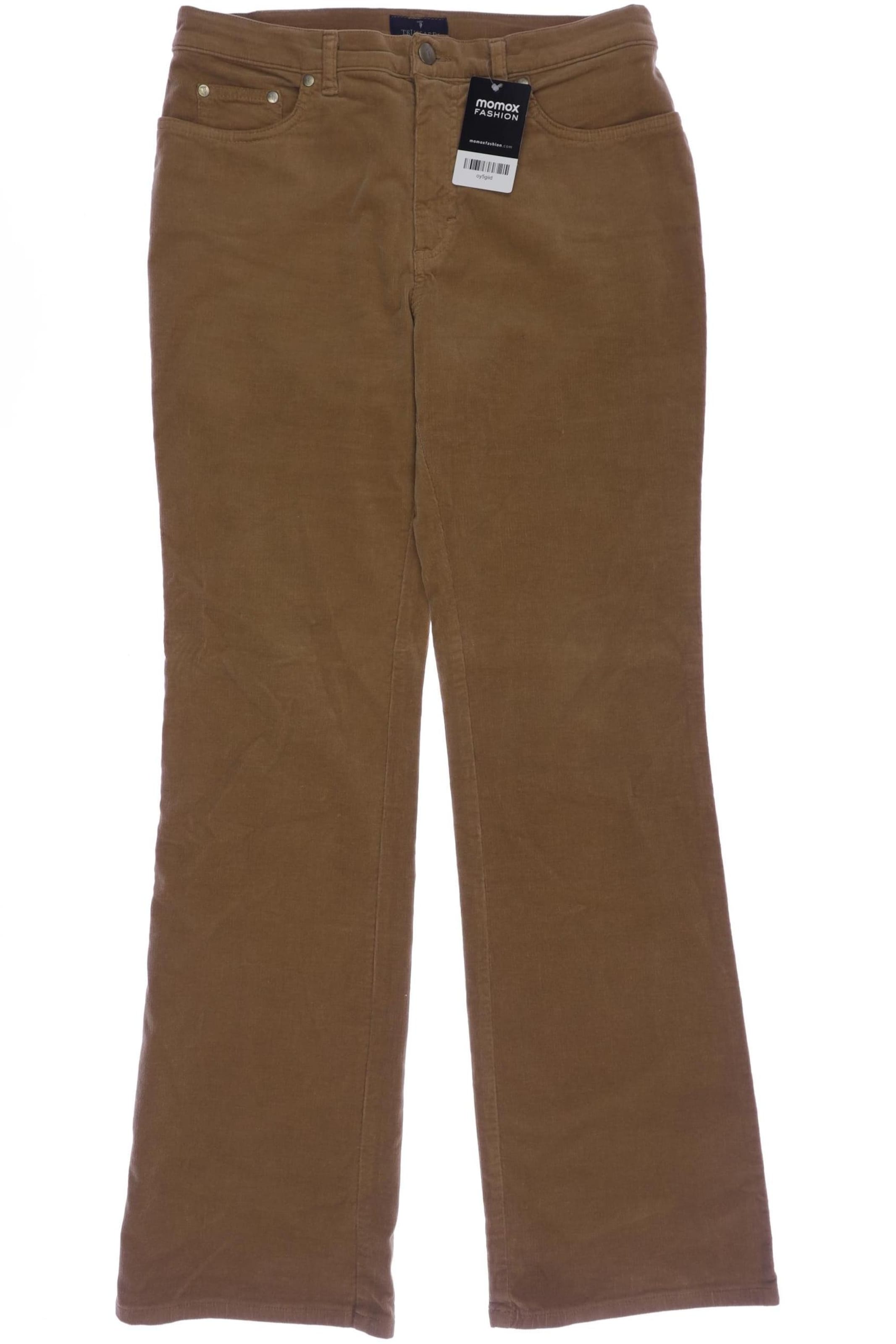 Trussardi Stoffhose 29-30 in Braun: Vorderseite
