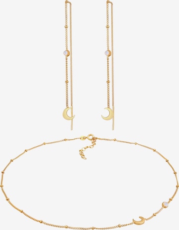 ELLI Jewelry Set in Gold: front