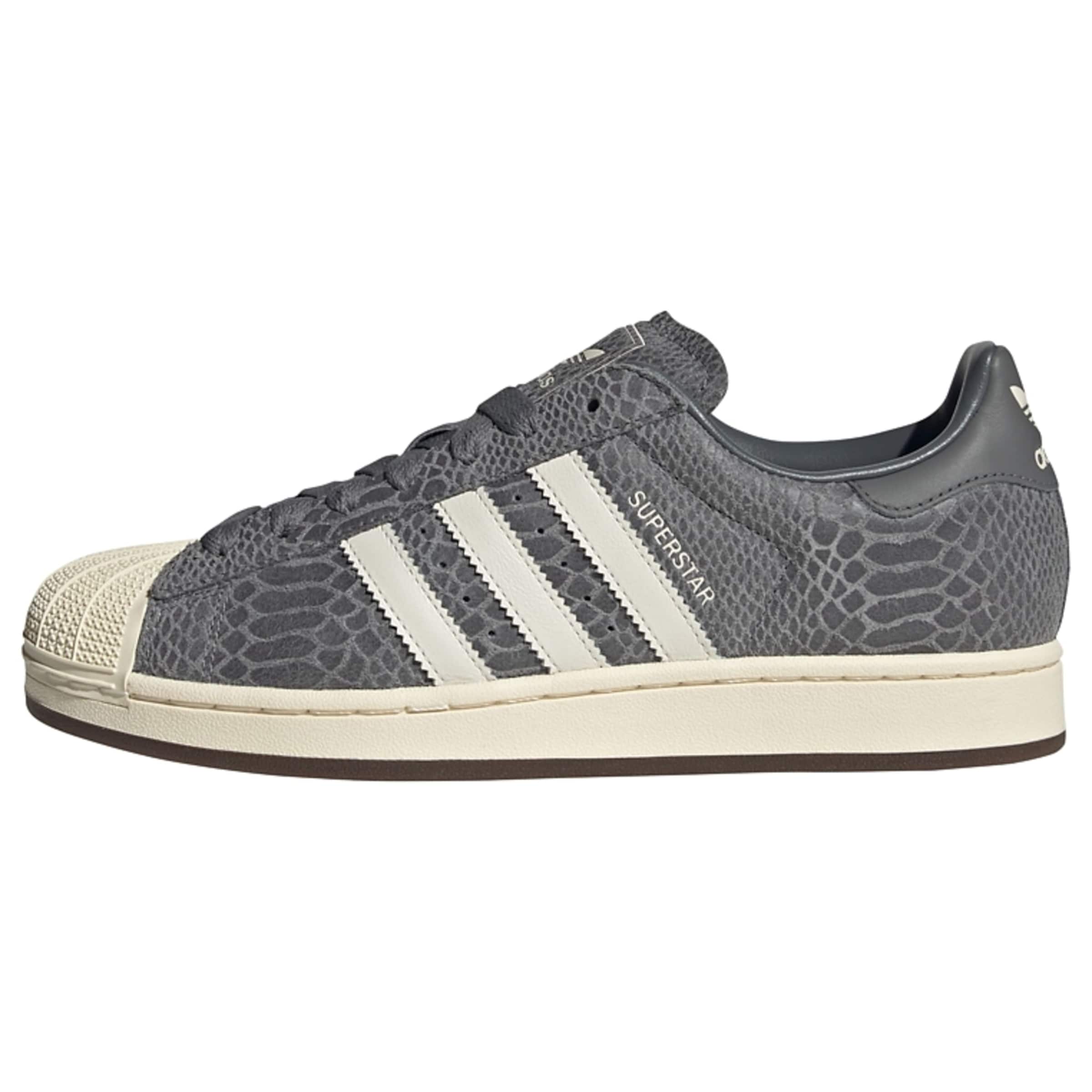 ADIDAS ORIGINALS Platform trainers ' Superstar II ' in Grey: front