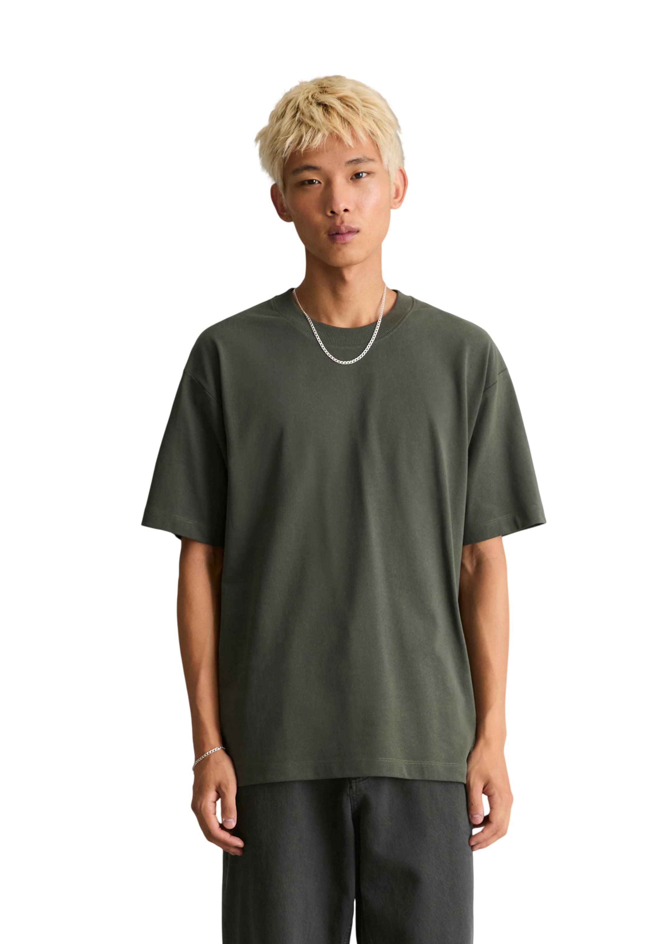 Marc O'Polo DENIM Shirt in Groen: voorkant