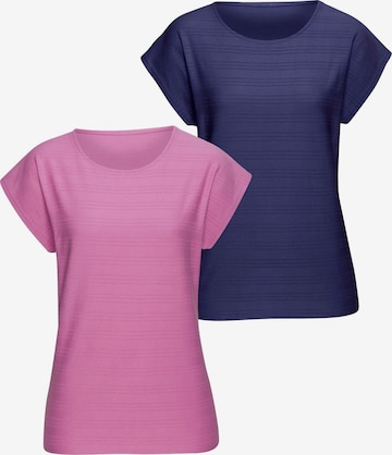 T-shirt VIVANCE en bleu : devant