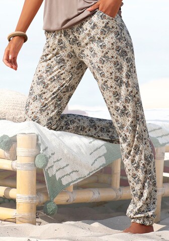 VIVANCE Tapered Pants in Beige