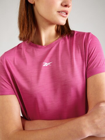 Reebok - Camisa funcionais em rosa