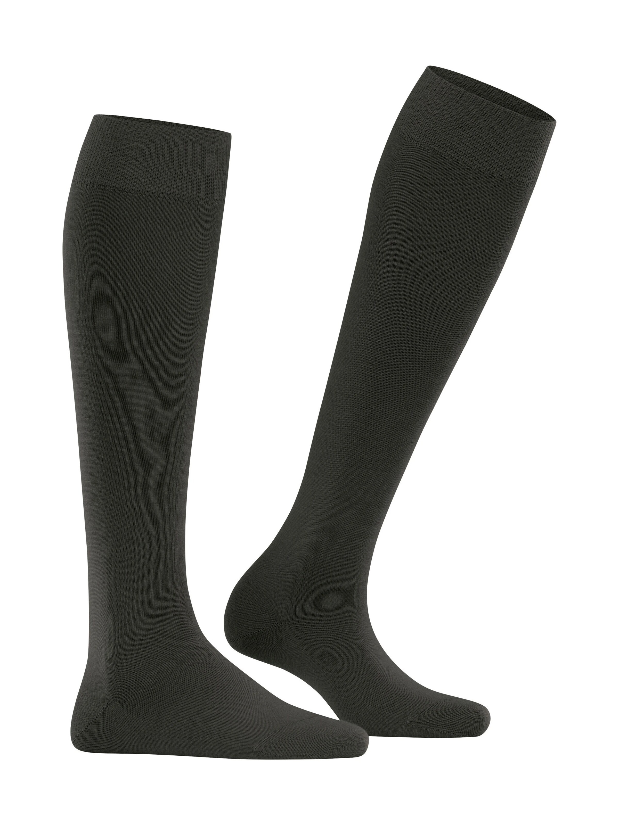 FALKE Knee High Socks 'Softmerino' in Green