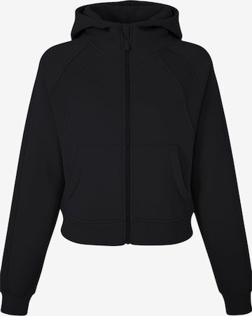 Organication Zip-Up Hoodie in Black: front