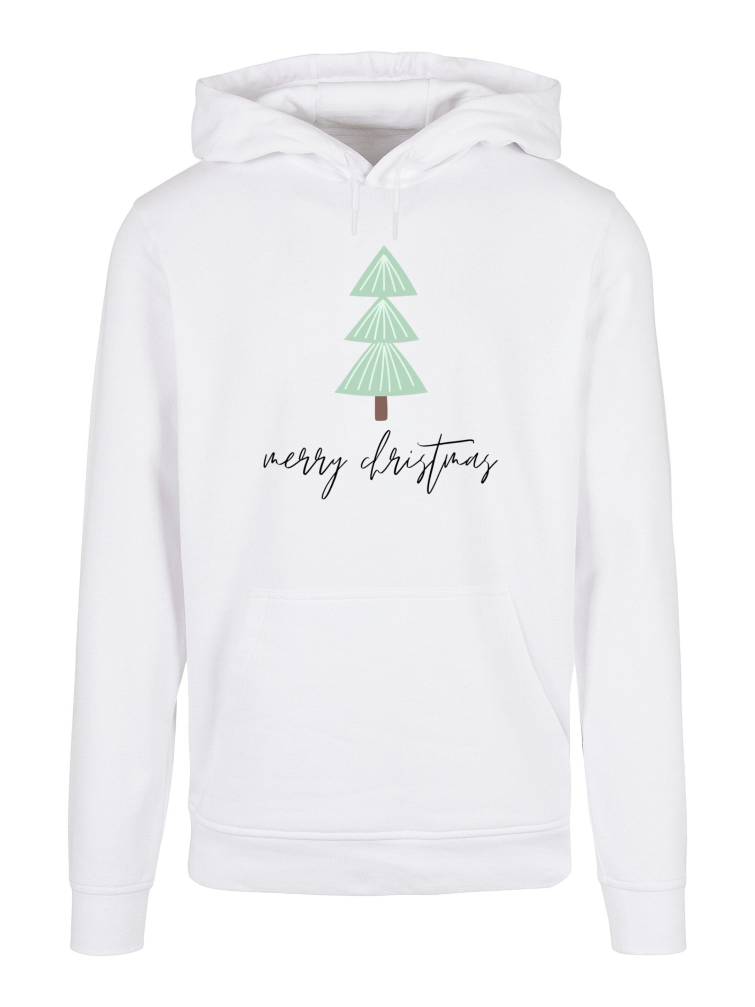 F4NT4STIC Sweatshirt in Wit: voorkant