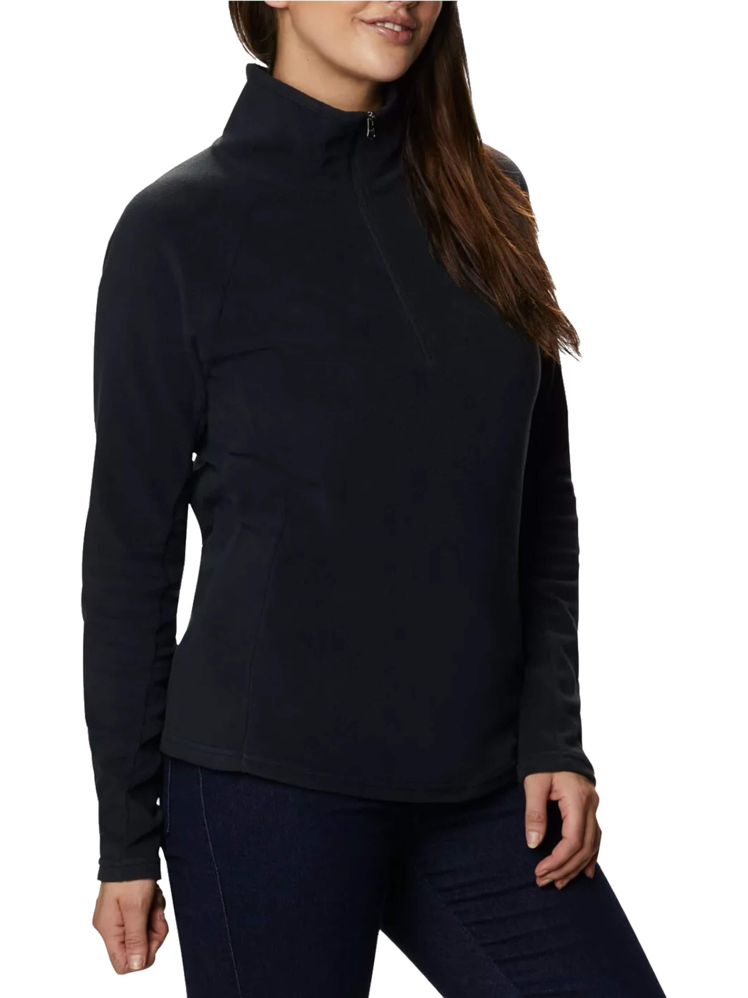 COLUMBIA Functionele fleece jas 'Columbia Glacial IV Half Zip Fleece' in Zwart