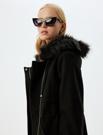 Koton Between-Seasons Coat in Black