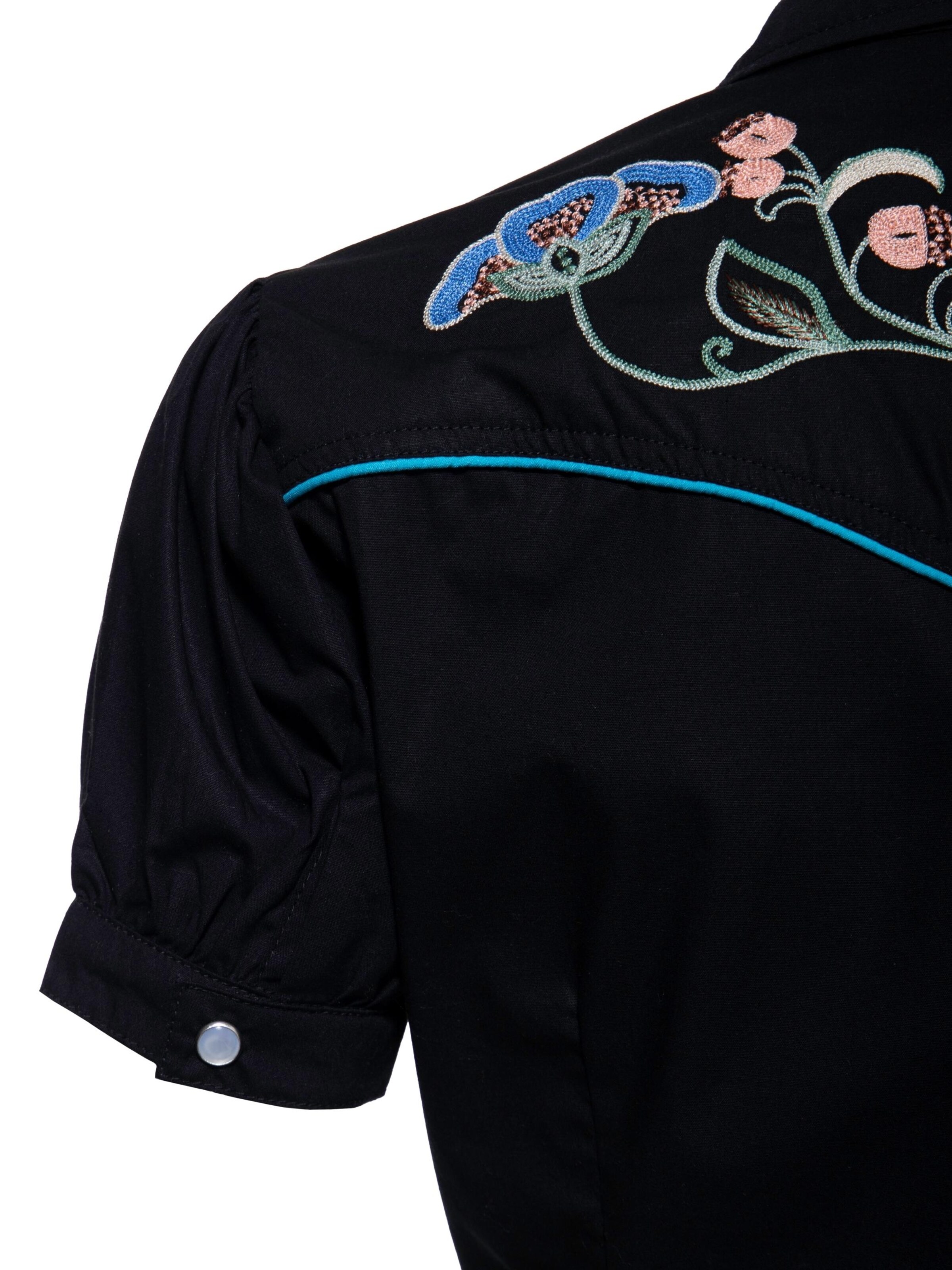 Queen Kerosin Bluse‌‌ in Schwarz