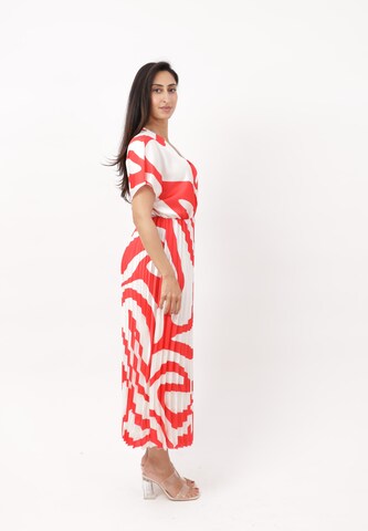 Elara Dress in Red