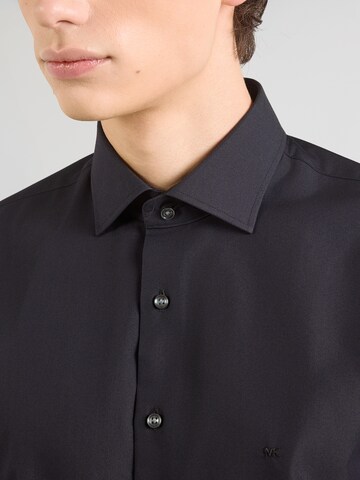 Michael Kors Slim Fit Hemd in Schwarz