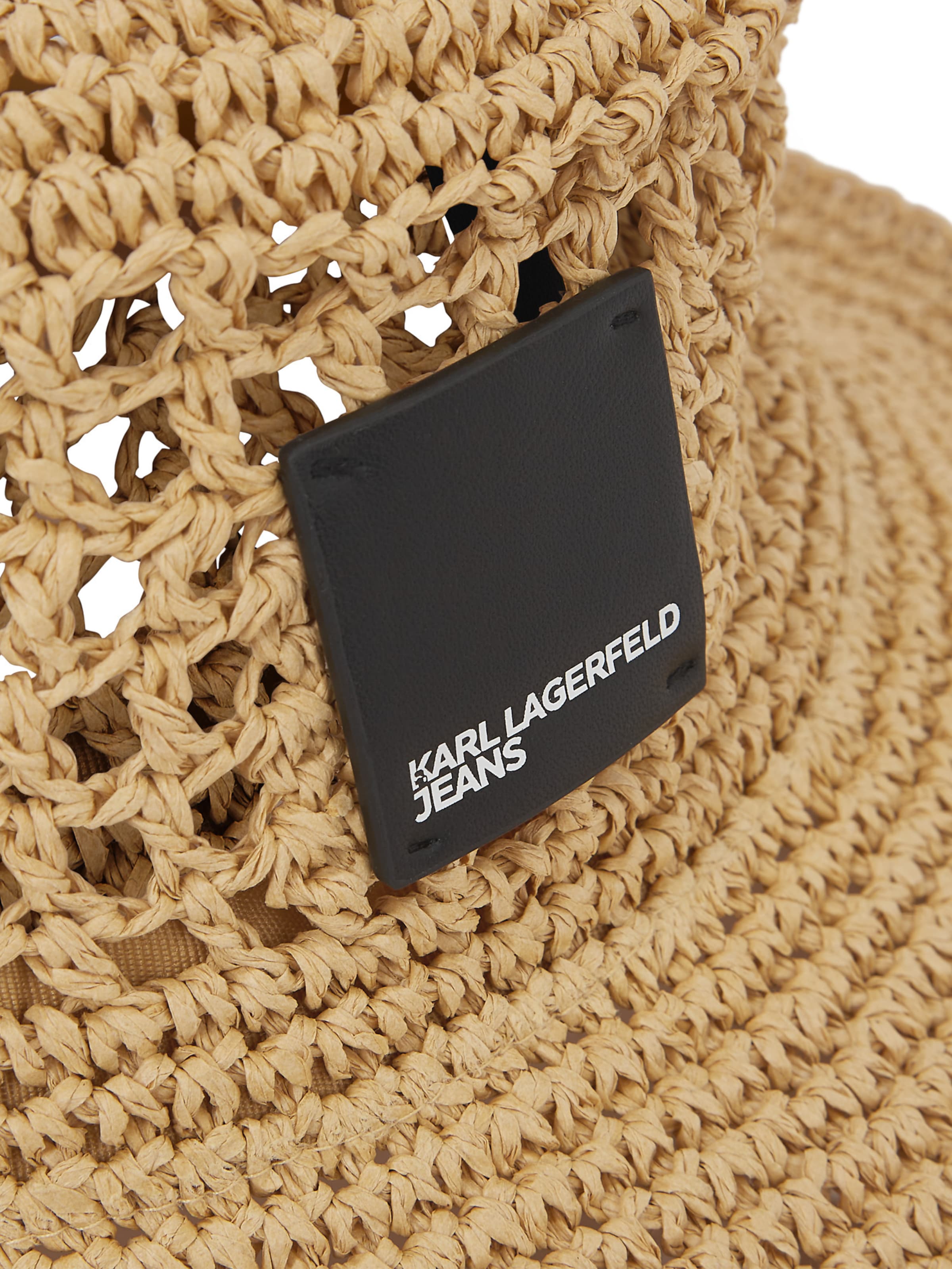 Pălărie de la KARL LAGERFELD JEANS pe bej