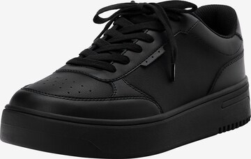 Pull&Bear Sneakers laag in Zwart: voorkant