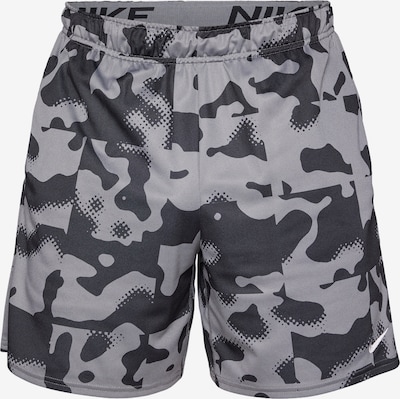 Sportinės kelnės 'FLEX' iš NIKE, spalva – pilka / juoda, Prekių apžvalga