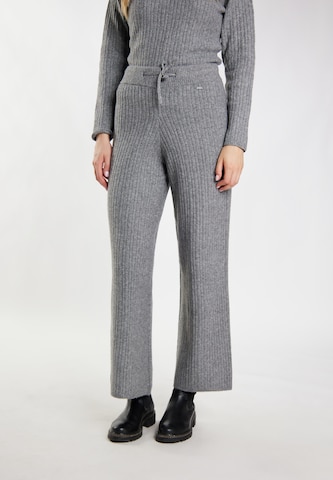 Wide Leg Pantalon DreiMaster Vintage en gris : devant