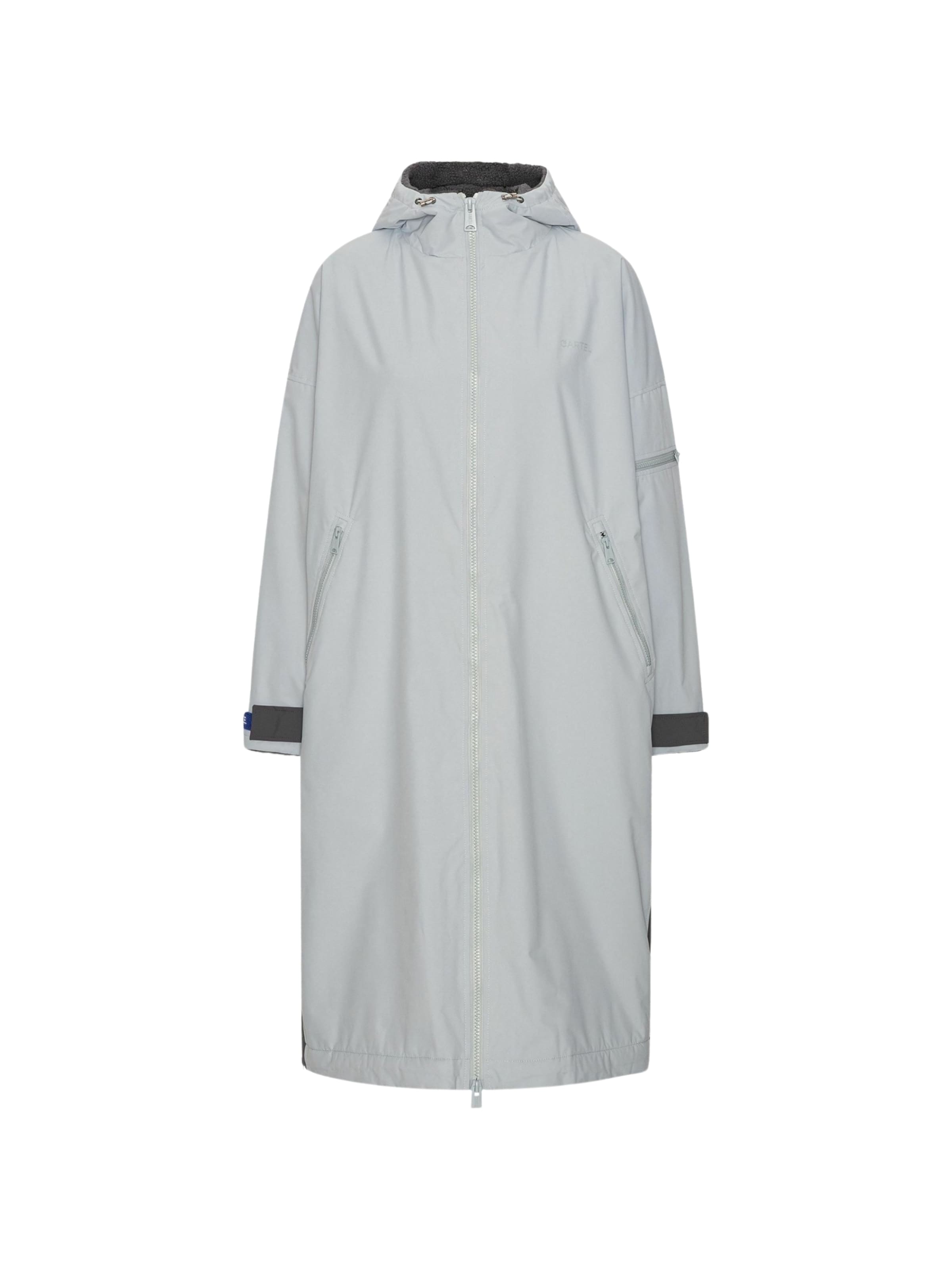 Peignoir long ' Nordic ' Copenhagen Cartel en gris : devant