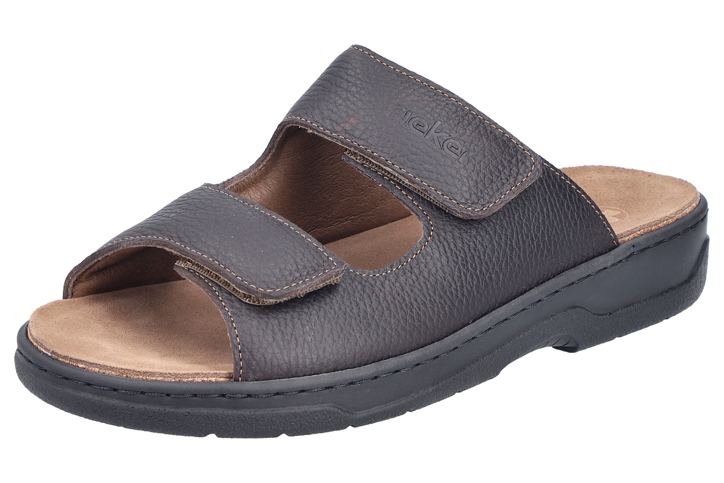 Mule Rieker en marron : devant