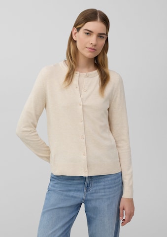 s.Oliver Strickjacke in Beige: Vorderseite