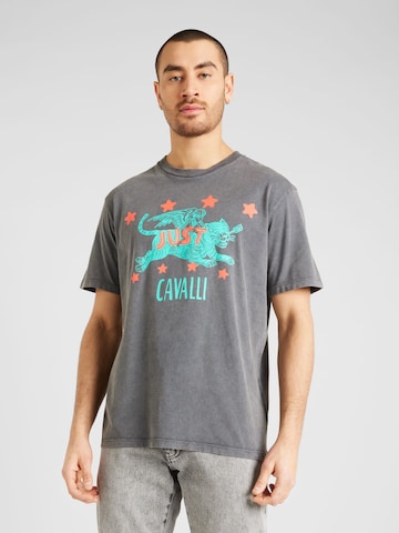 Just Cavalli Shirt in Grijs: voorkant