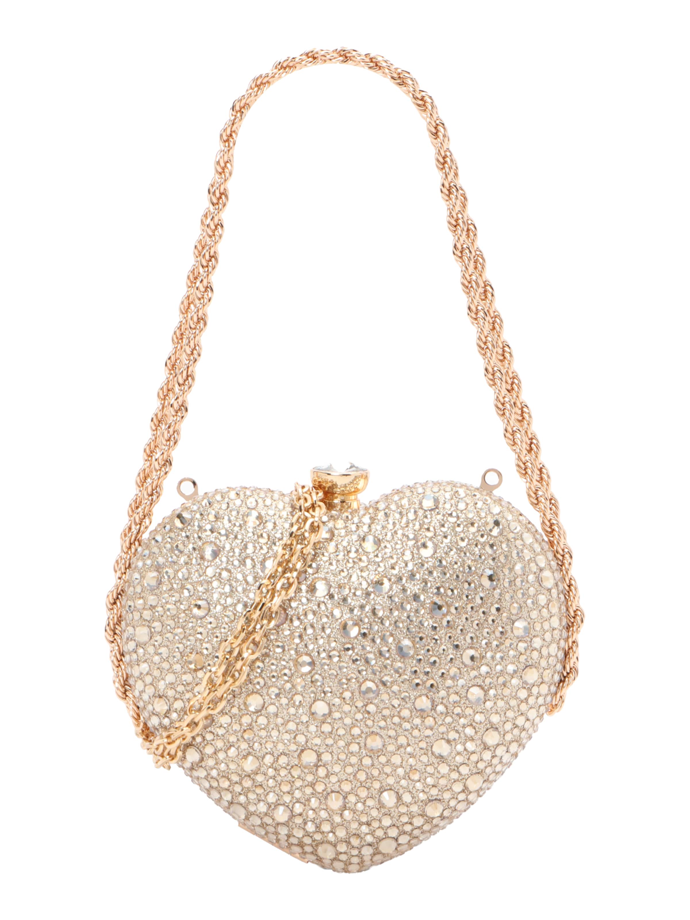 mascara - Bolso de noche en oro: frente