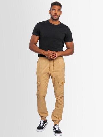 Alessandro Salvarini Regular Cargobroek 'ASComfi' in Beige