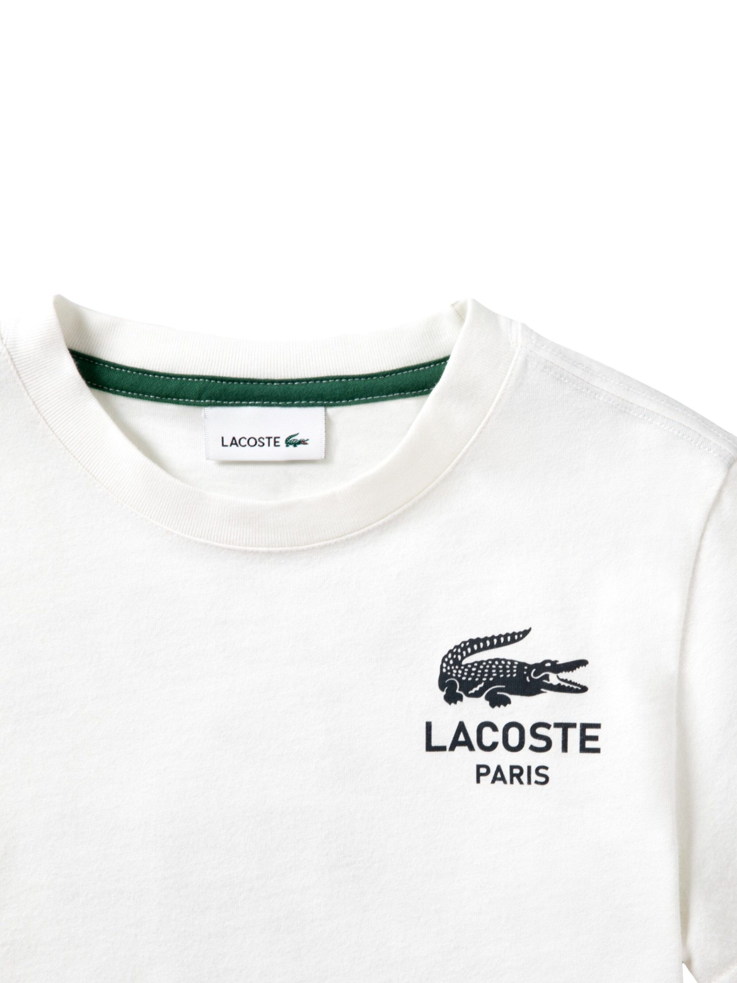 LACOSTE Shirt 'GRAPHIC CORE' in Beige