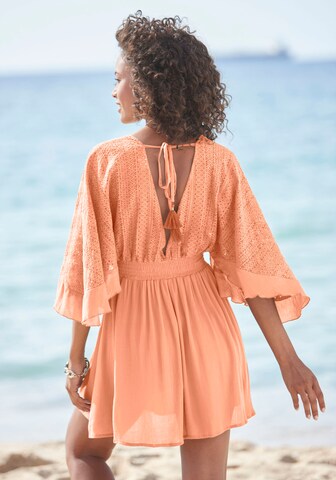LASCANA - Vestido de playa en naranja