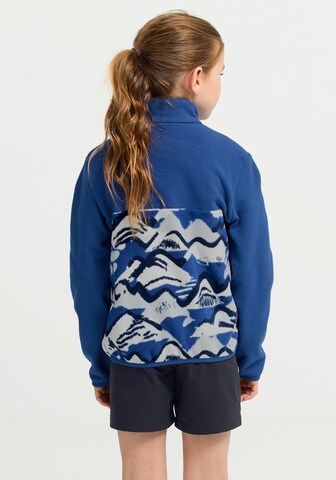 JACK WOLFSKIN Fleece Jacket in Blue