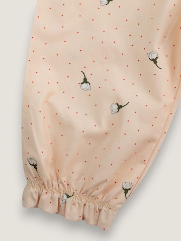 Pantalon 'Ellen White flowers rose' LouieLouie en rose