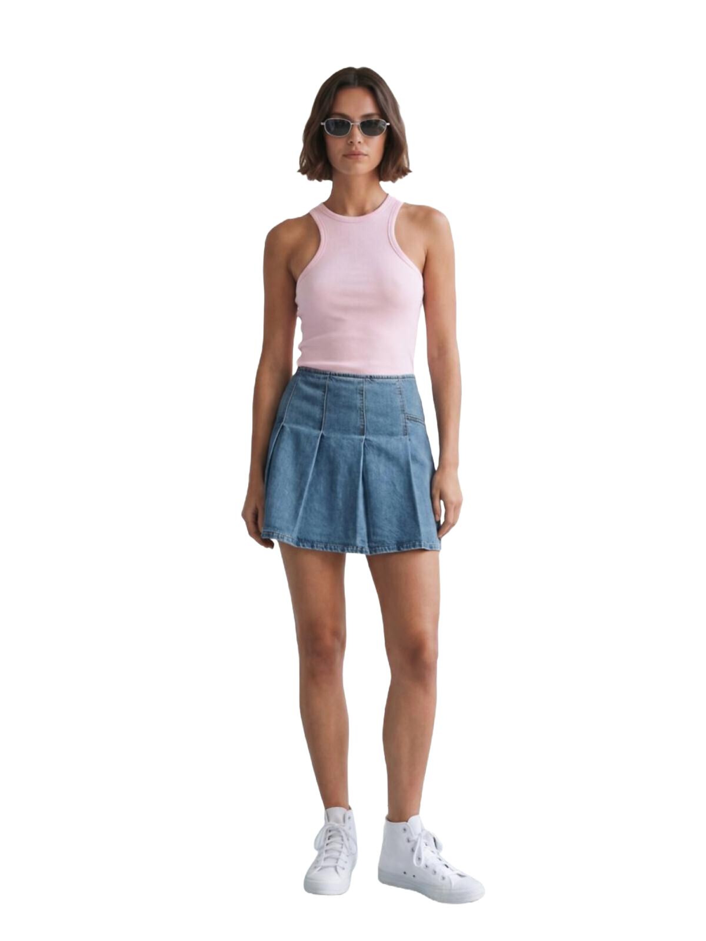 LTB Jeans Top 'Ärmelloses Tanktop von LTB Jeans für Damen' in Pink: front