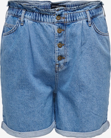 ONLY Carmakoma Regular Jeans in Blauw: voorkant