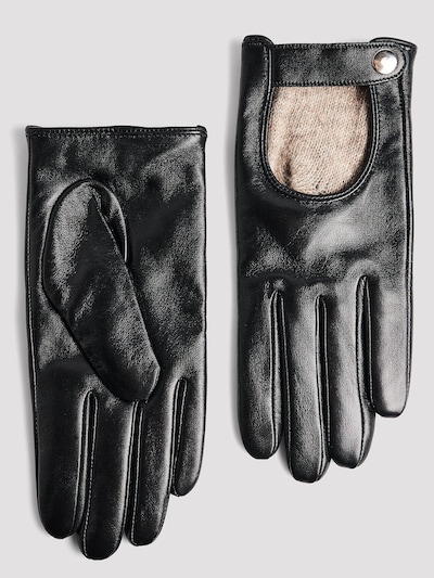 NA-KD Fingerhandschuhe in schwarz, Produktansicht