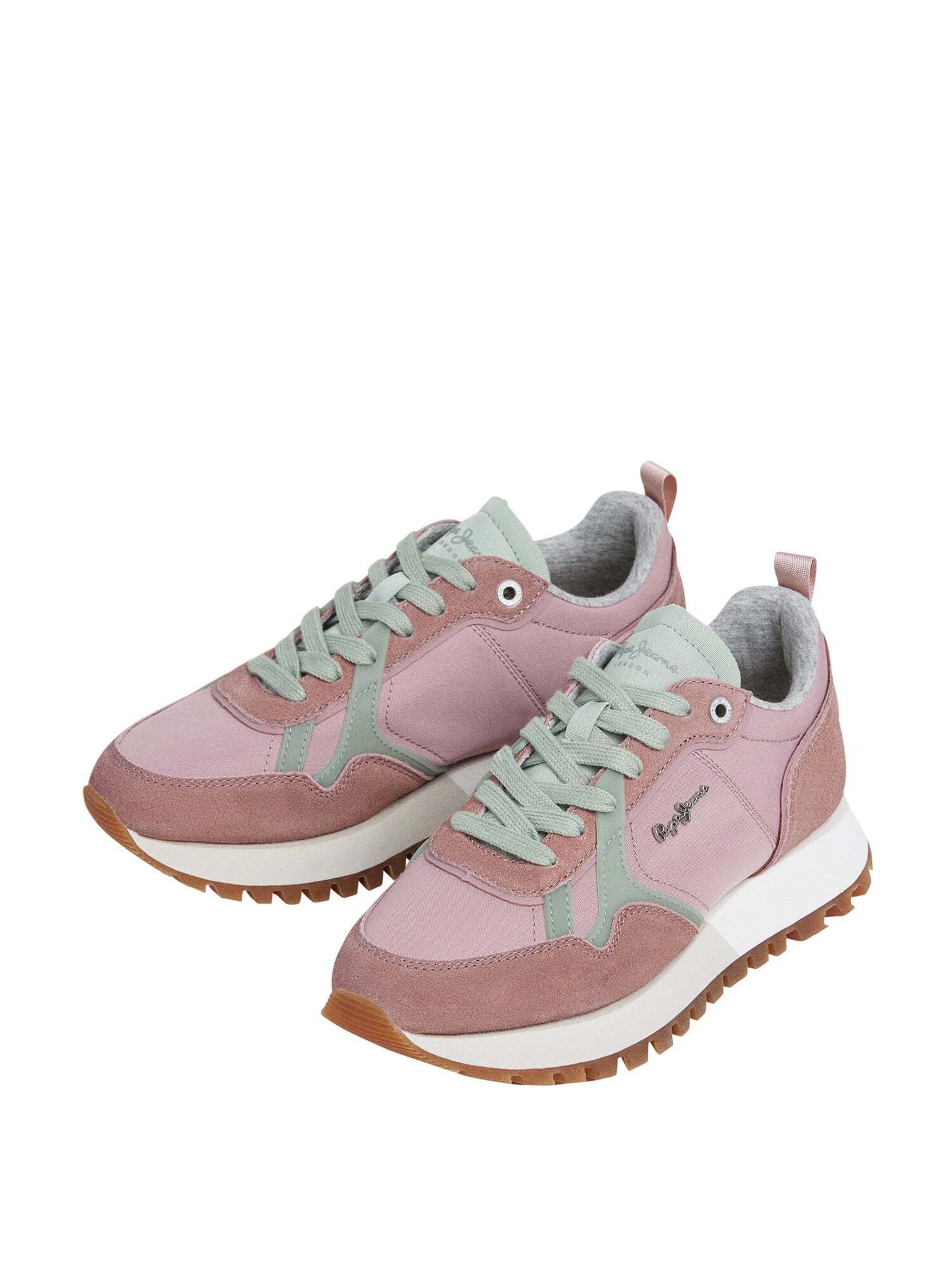 Pepe Jeans Platform trainers 'Ari Snug' in Pink