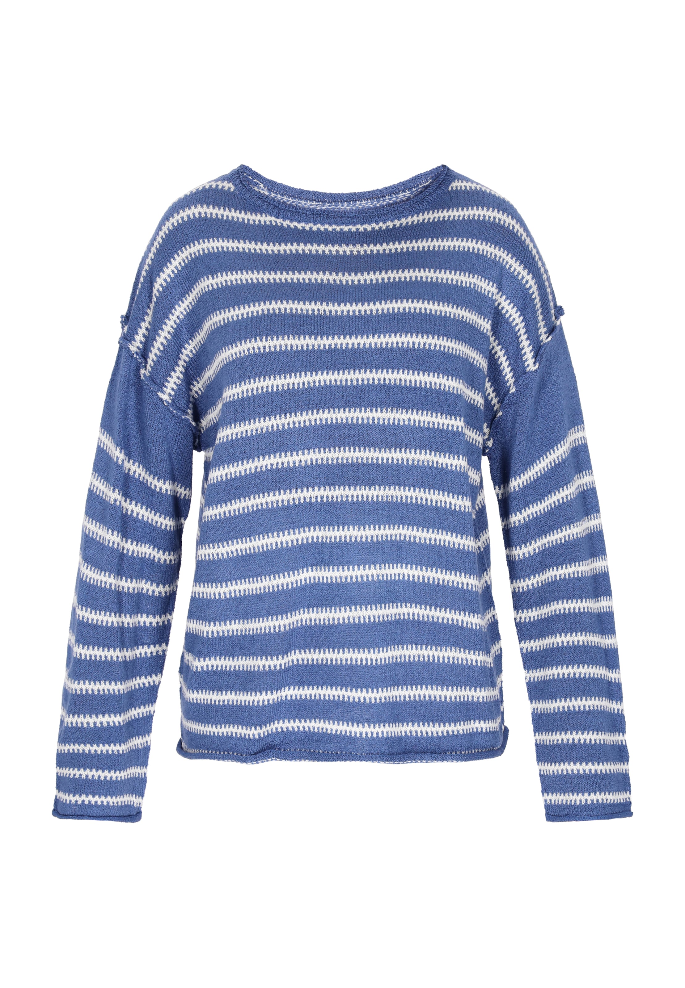 faina Pullover in Blau: Vorderseite