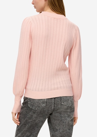 QS Pullover i pink