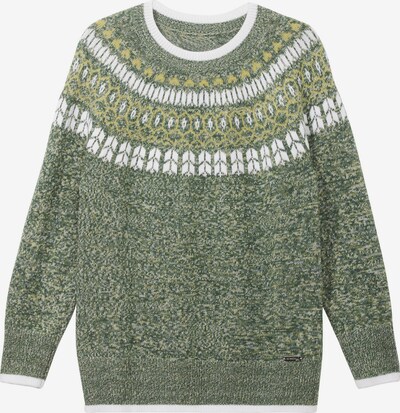 SHEEGO Sweater in Yellow / Green / White, Item view