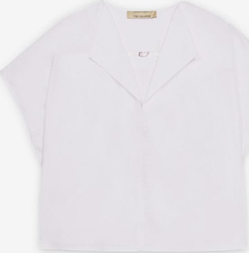 T-shirt Trussardi en blanc : devant