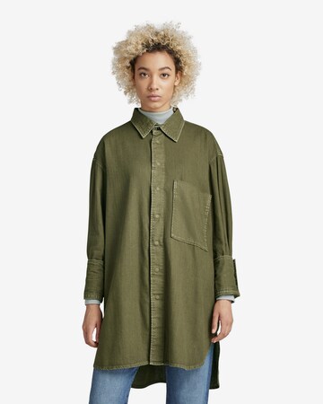 G-Star RAW Blouse in Groen: voorkant