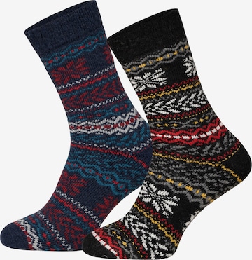 HomeOfSocks Socken 'HOS6536' in Blau: Vorderseite